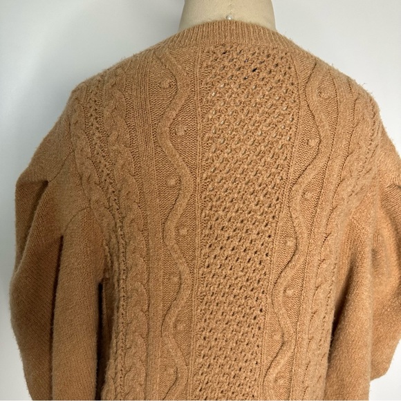 Express knit puff sleeves sweater - Picture 5 of 13